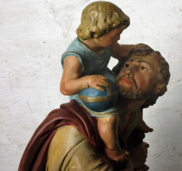 Large Statue Saint Christopher Patron Saint Travellers Church Quality 24" WOW