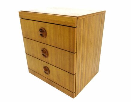 Vintage Danish Modern Style Chest of Drawers Cabinet 60s 70s