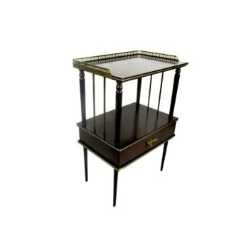 Gorgeous Side Table Hallway Telephone Cabinet Nightstand Lacquered Veneer WOW