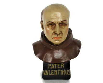 Bust Statue Father Valentinus Paquay Johannes Ludovicus Plaster Collector HTF Lovely