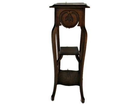 Art Nouveau Pedestal Table Plant Flower Stand Side Table 3 Tier Art Deco  Gorgeous Hand Carved Ornate