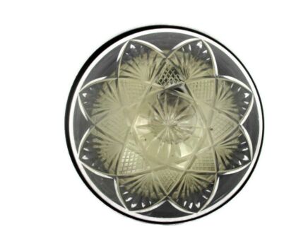 Large Etched Glass Star Flush mount Sconce Fixture Plafonniere Lamp 1 Light Gorgeous