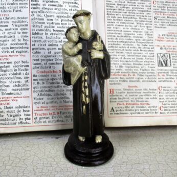 Antique St Anthony St Antonius Padua Statue Plaster Finder Lost Articles Lilies