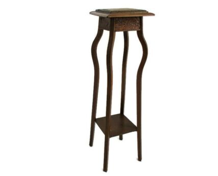 Art Nouveau Pedestal  Table Plant Flower Stand Side Table Barn Country Farmhouse style 2 Tier