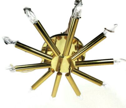 Stunning Sputnik Spider Chandelier Flush mount Atomic Boulanger Marked Sciolari