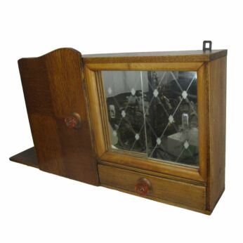 Art Deco Kitchen Apothecary Medicine Wall Kitchen Bathroom Cabinet Wood Sliding Doors Etched Glass