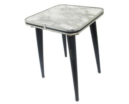 Small Retro Stool  Crutch Plant stand Pedestal Side Occasional Table Funky