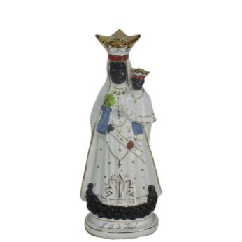 Large Statue Black Madonna Notre Dame De Hal Halle Porcelain Collector HTF 11.22"
