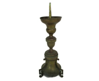 Antique Candle Holder Candle stick  Brass  Art Nouveau 1900 beautiful