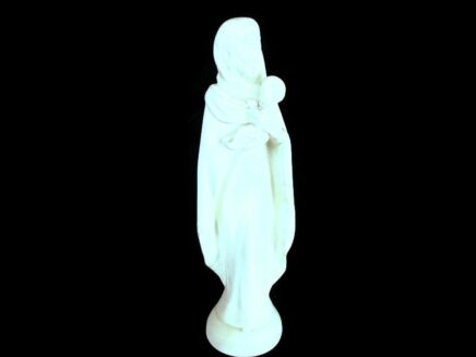 Statue Virgin Mary Our Lady Madonna Infant Child Tenderness Plaster 8.85"