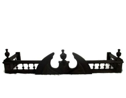L Hand Carved Wood Reclaimed Pediment Spindles Ornate Over door Architectural