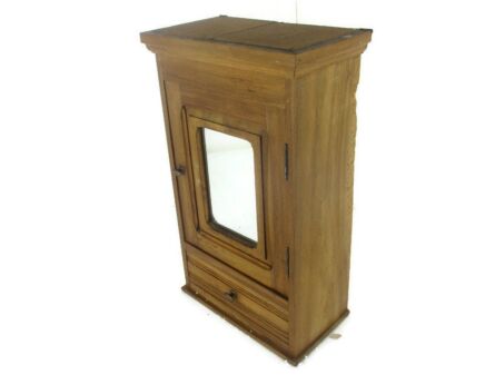 Large Apothecary Bathroom Medicine Kitchen Cabinet Wood Barn Farmhouse Style