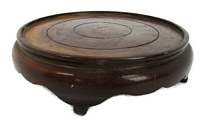 Pedestal Stand for Planter Flower Jardiniere or Vase Chinese Wood Display Base for Buddha