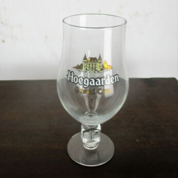 Hoegaarden Beer glass Belgian Brewery Tulip Chalice Glass Grand Cru White Ale