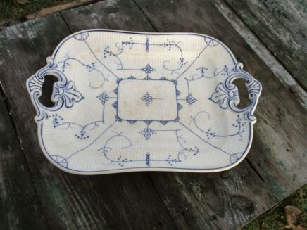 Antique Boch Dresden Copenhagen Kopenhagen Serving Platter Tray Dish Marked