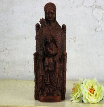 Enthroned Virgin Mary Infant Jesus Sedes Sapientiae Wisdom Our Lady of Leuven