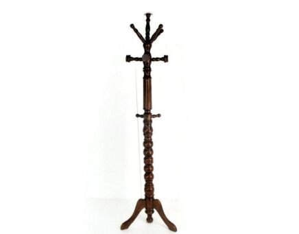 Standing Hall Tree Coat Hallway Rack Wood  Vintage Retro Barn Country Farmhouse Style Authentic