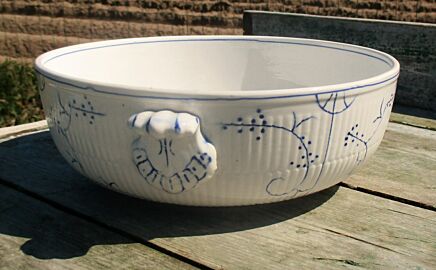 Vintage Boch Copenhagen Kopenhagen Serving Bowl Marked Claw Handles Keramis