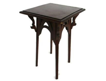 Art Nouveau Pedestal Table Plant Flower Stand Side Table Country Style 22"