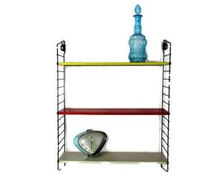 Mid Century Modern Wall Shelving Unit Dutch Design Tomado Adjustable Retro