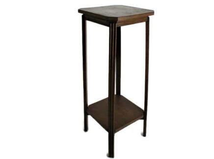 Art Nouveau Pedestal Table Plant Flower Stand Side Table 2 Tier Art Deco Barn Country style  Very Stylish   32.28"