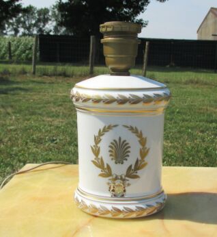 VintageTable Lamp Alka Kunst Bavaria Sevres 22 KT Gold Romantic