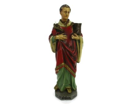Saint  Crepin  Crispin  Plaster Statue Patron Saint of Cobblers Shoemakers  Collector Extremely Rare HTF