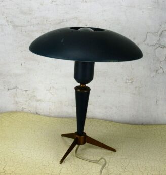 Louis Kalff for Philips Tripod Desk Table Lamp Mid Century Vintage 1950s
