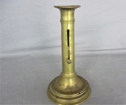 Antique English  Candle Stick  Candle Holder  Brass Sliding candle holder
