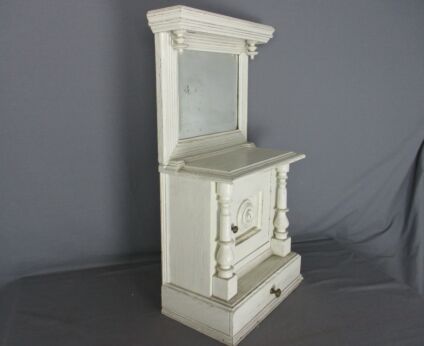 Apothecary Bathroom Medicine Kitchen Cabinet Wood Beveled Glass Barn Style Funky