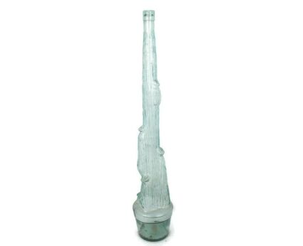 Large Retro Funky Art  Glass Dripped   Bottle Vase   Extremely HTF