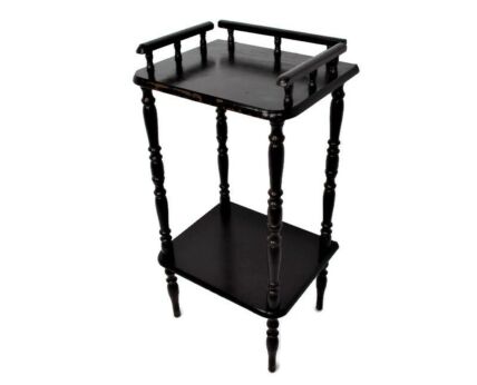 Side Table Hallway Telephone Cabinet Nightstand Edwardian Style Two Tier