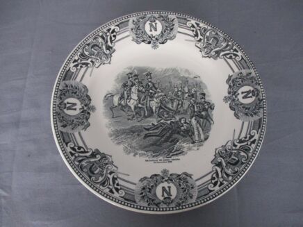 Collector Cabinet Plate Napoleon Bonaparte la Bataille de Somo Sierra Boch Belgium La Louviere