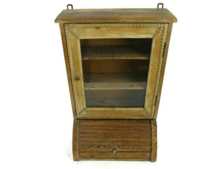 Large Kitchen Medicine Apothecary Bathroom Cabinet Shutter Display Gorgeous HTF