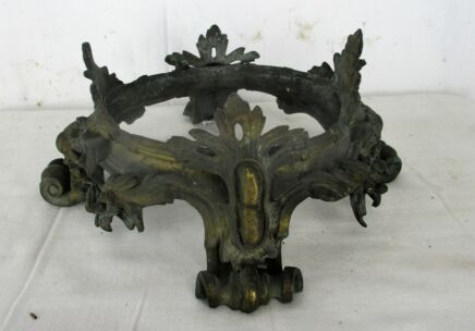 Antique Brass Pedestal Stand for Planter Flower Jardiniere or Vase