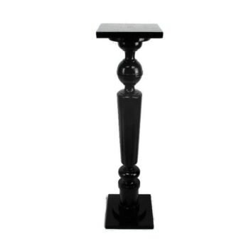 XL wooden Pillar Pedestal Display Side Table Plant Stand Colonial Art Deco 36"