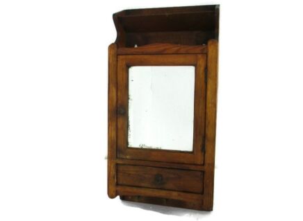 Kitchen Medicine Apothecary Apothecary Bathroom Cabinet Letterbox Beveled Glass