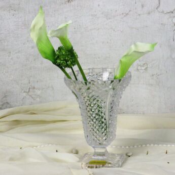 Vintage crystal vase Bleikristall Tritschler WInterhalder West Germany