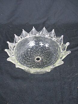 Venetian Murano Chandelier Replacement Part Italian Art Glass Shade Reclaimed