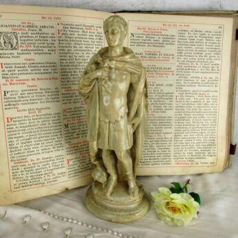 Saint Donatus of Muenstereifel Plaster Statue Roman Soldier Collector HTF
