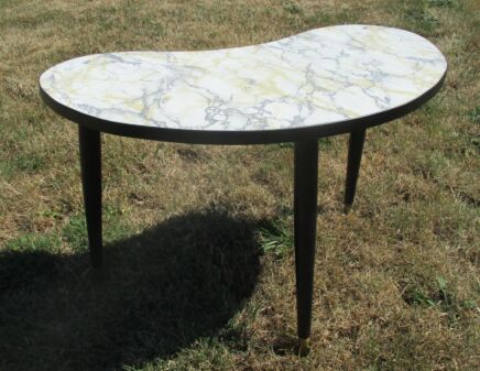 Retro Vintage Kidney Tripod Coffee Table Side Table Plant stand Mid Century