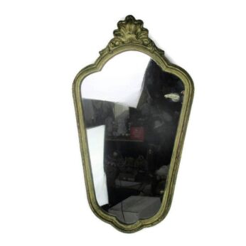 Ornate Mirror Wood Gold Gilded Ornate Gilt-wood DeKnudt Rococo style