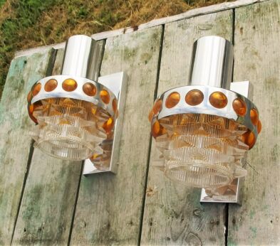Vintage Raak Mid Century Modern Chandelier Ceiling light Lamp Era Eames Stilnovo