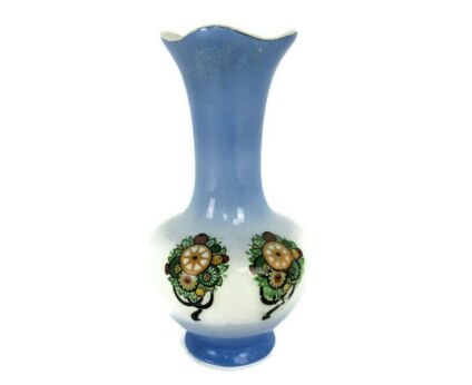 Antique  Vase Ceramic Art Pottery Hand Painted Nimy belgium Imperial