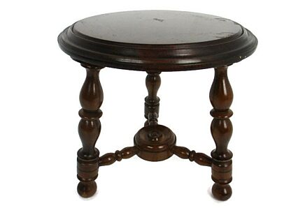 Vintage Two tier Milking Stool Side Wine Table Pedestal Plant Bonsai Stand Farm
