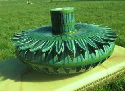 Rare Vintage space age Rimini Blue Italy Floor Table Lamp Italy Era Bitossi Aldo Londi