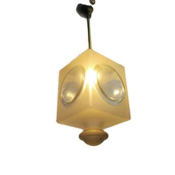 Art Deco Light Art Glass Pendant Shade Skyscraper Chandelier