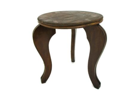 Small Side Display Table Pedestal Plant Bonsai Stand Barn Country Farmhouse Cottage Style Art deco Very Rare