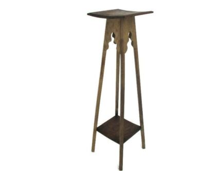 Art Nouveau Deco Pedestal Table Plant Flower Stand Side Table Two Tier Barn Country style 39.37"