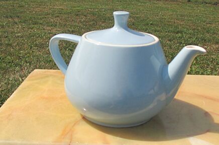 Vintage Melitta Germany Vintage pastel blue teapot Stoneware